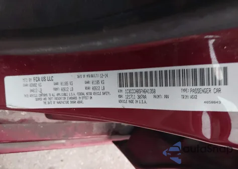 2015 Chrysler 200 Limited z USA, uszkodzony, nr VIN 1C3CCCAB5FN641358